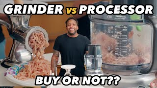 Meat Grinder vs Processor Review - Should You Buy?