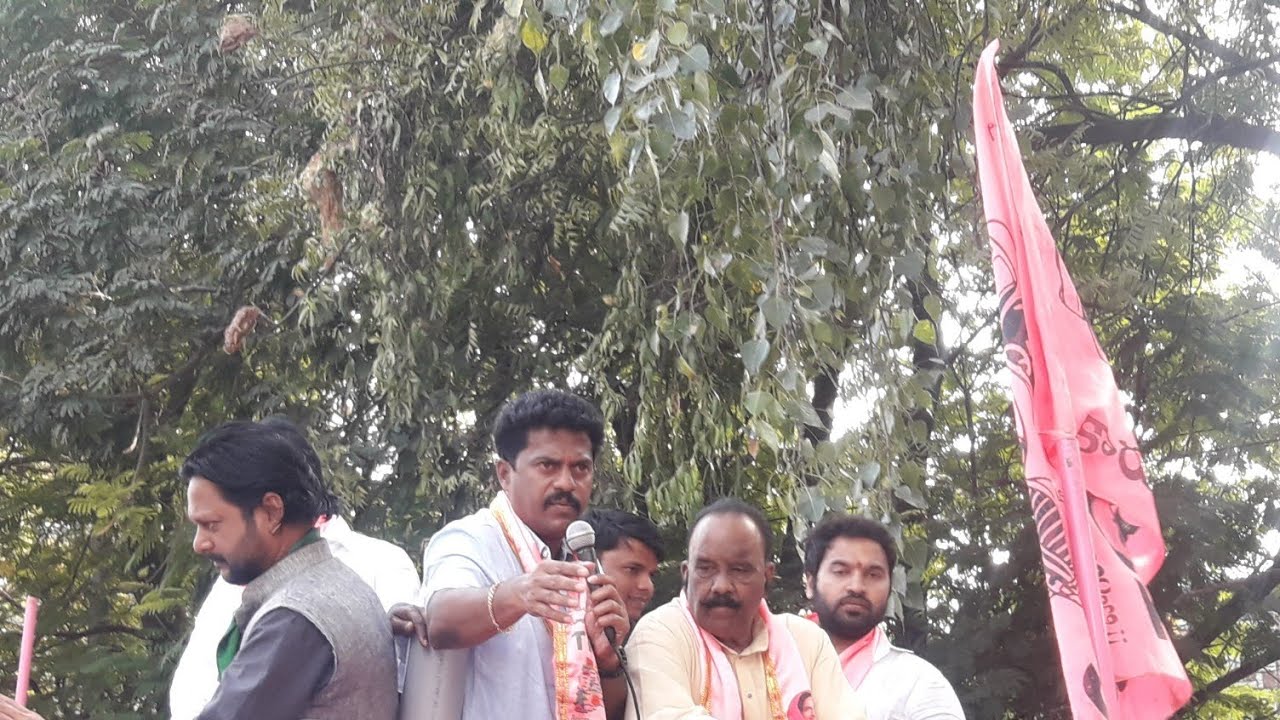 Today BAIK RALLY At MUSHEERABAD TRS Party MLA CANDIDATE MUTA GOPAL.CHIEF GUEST HOME MINISTER SRI NAN