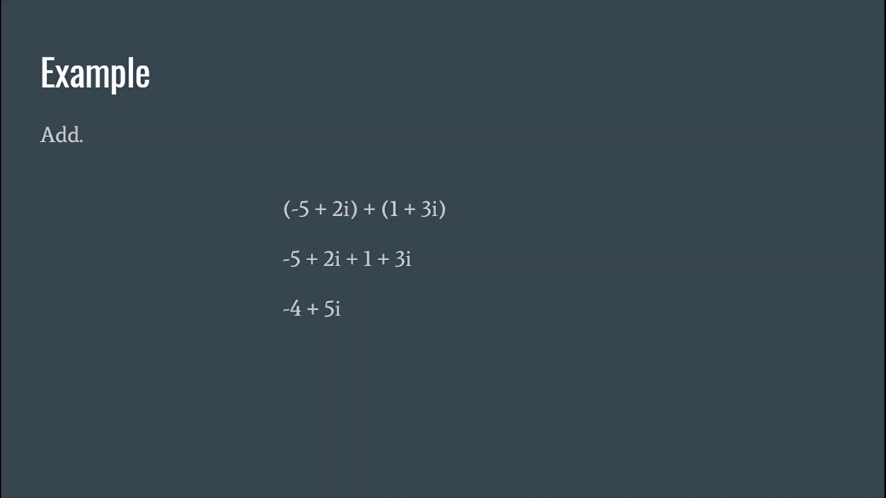 adding and subtracting complex numbers adding and subtracting complex numbers
