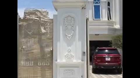 Cổng tự động âm sàn Quiko italia kết hợp cổng nhôm đúc lh 0904531266