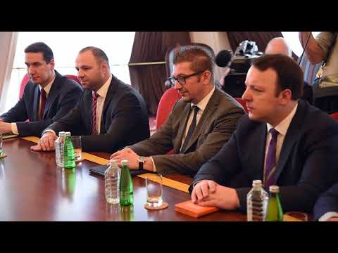 Средба на Претседателот на ВМРО-ДПМНЕ Христијан Мицковски со Хан