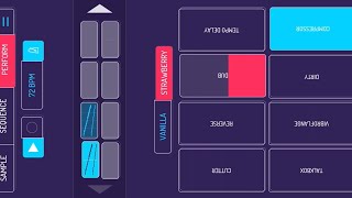 Making my first beat using Koala Sampler app