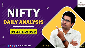 Nifty Prediction for Tomorrow 01-Feb-2022 | Harmonics Traders | by SEBI RGD RA