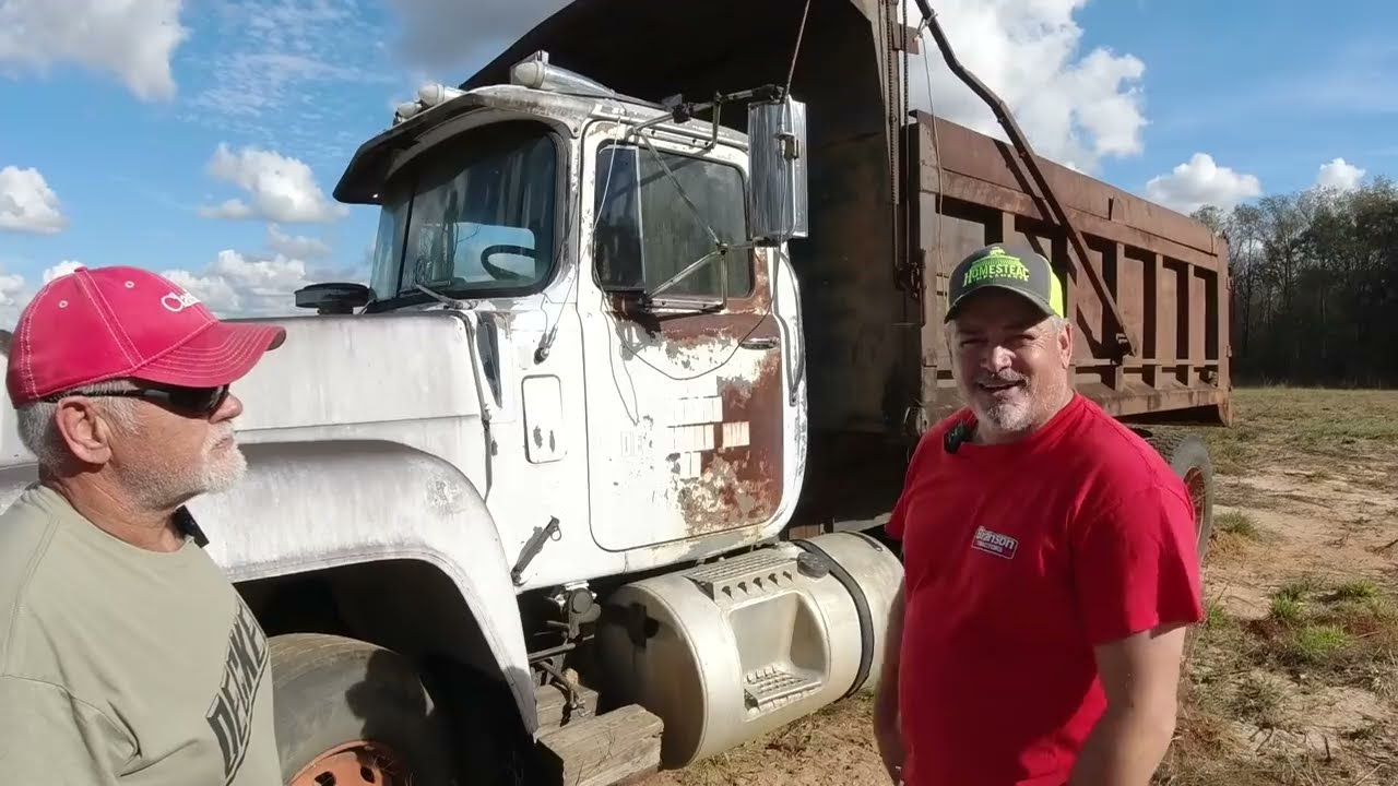 Will it start? Twin stick Mack dump truck