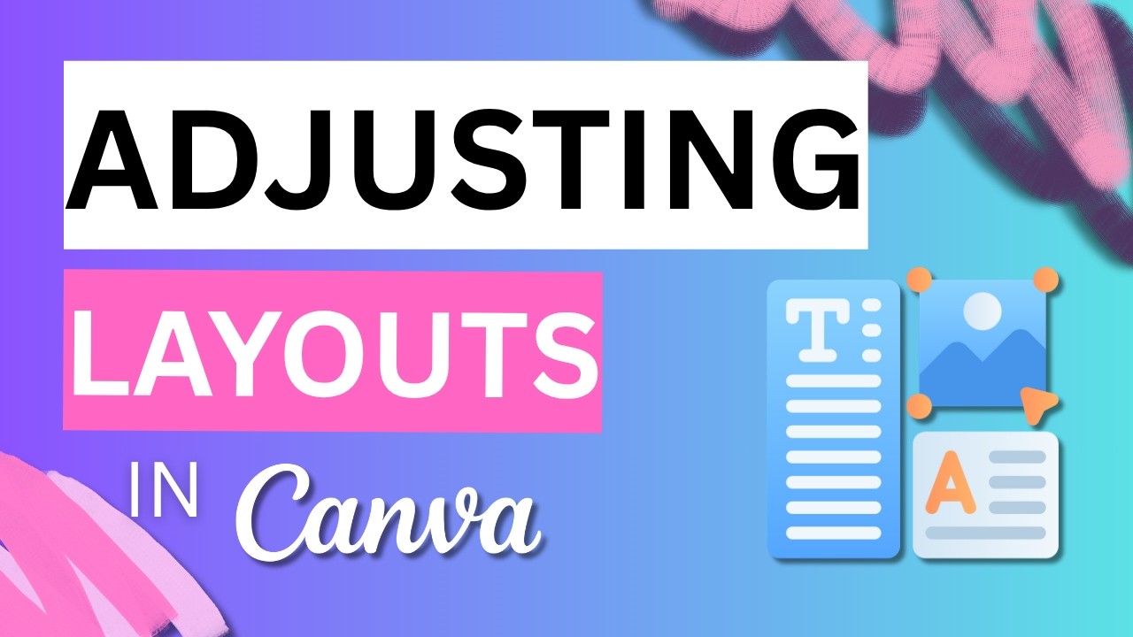 How to Change Layouts in Canva Templates - YouTube