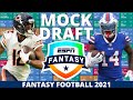 2021 Fantasy Football Mock Draft - PPR - 12 Team