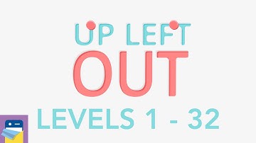 Up Left Out: Levels 1 - 32 Walkthrough Guide & Solutions + Android/iOS Gameplay (by Maciej Targoni)