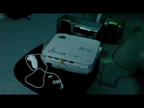 Wii with NEC NP110 projector