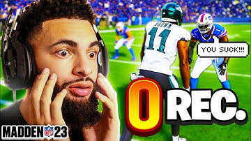 I HELD MY OPPONENT TO ZERO CATCHES ALL GAME... EPIC MADDEN 3v3 GAMEPLAY
