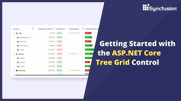 Getting Started with the ASP.NET Core Tree Grid Control