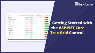 Getting Started with the ASP.NET Core Tree Grid Control