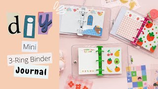 Diy Mini 3-Ring Binder Journal Super Easy Tutorial