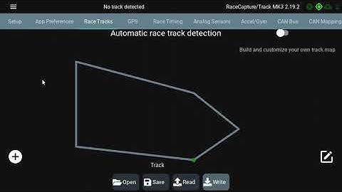 How to make a custom race track in RaceCapture to test lap timing
