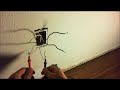 Testing bare wires for 110 volts vs. 220 volts (outlet vs. baseboard heater)