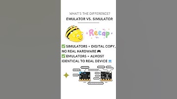 Emulator or Simulator—what’s the difference? #microbit #emulator #simulator #cambridge #computing