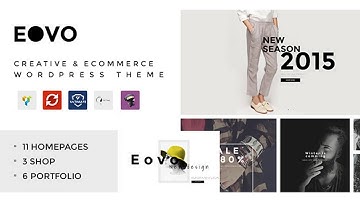 EOVO - Creative & eCommerce WordPress Theme | Themeforest Website Templates and Themes