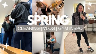 SPRING CLEANING MOTIVATION | GYM INSPO | VLOG 2024