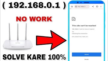 Fix Problem /192.168.1.1 page isn"t working | This site can