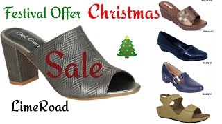 LIMEROAD WITH PRICE FOOTWEAR FESTIVAL SALE ONLINE LADIES SANDAL DESIGN SHOES COLLECTION SHOPPING screenshot 3