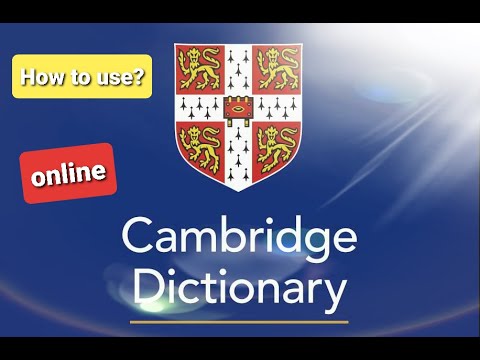 Cambridge Dictionary - онлайн словарь английского языка. Как пользоваться? Тезаурус