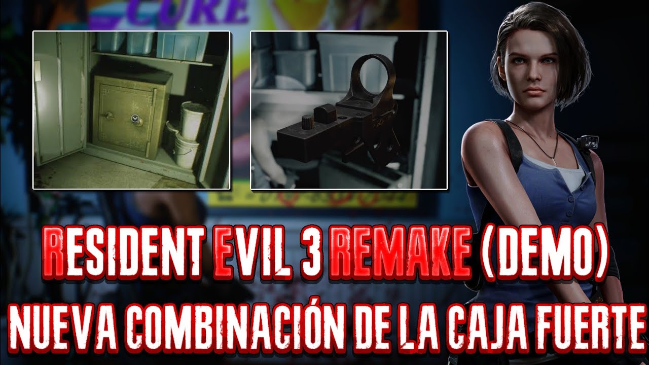 NUEVA COMBINACIÓN DE LA CAJA FUERTE RESIDENT EVIL 3 REMAKE (DEMO) YouTube NUEVA COMBINACIÓN DE LA CAJA FUERTE RESIDENT EVIL 3 REMAKE (DEMO) YouTube