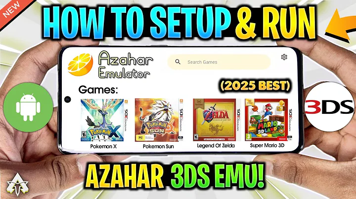 🔥 NEW 3DS EMULATOR FOR ANDROID - AZAHAR 3DS: SETUP/SETTINGS/GAMEPLAY | PLAY AT 60FPS