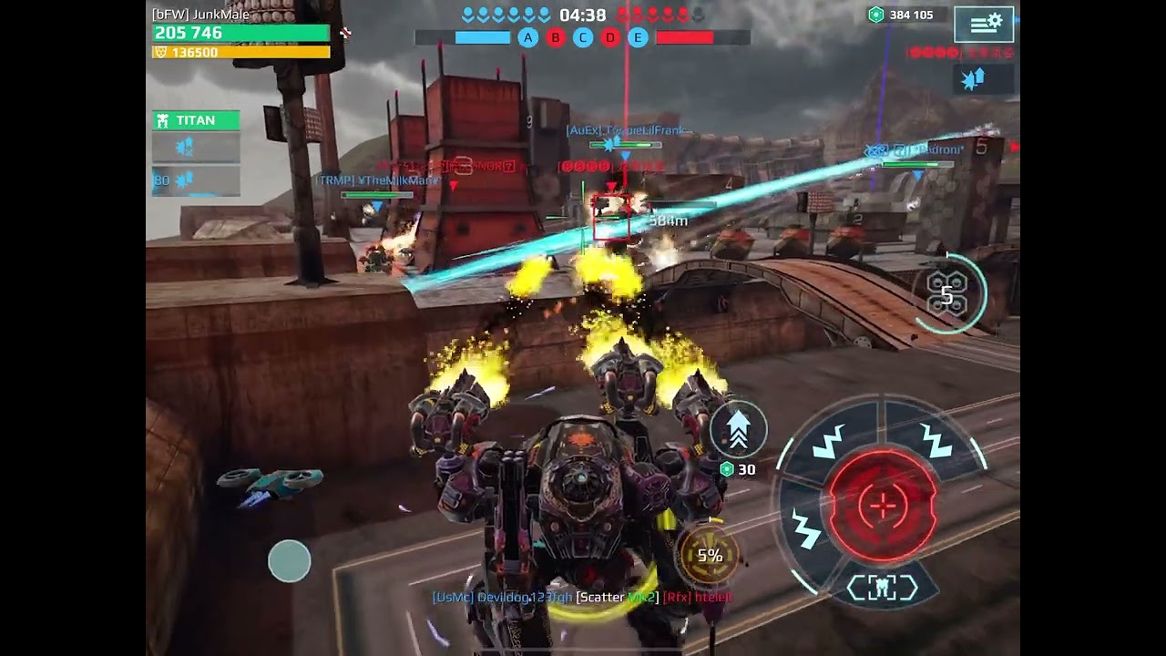 6.2 mil and 10 kills in Springfield feat. Incinerator Erebus — War Robots