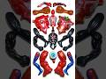 AVENGERS TOYS MARVEL'S, SPIDERMAN VS VENOM VS HULKBUSTER VS SIRENHEAD. #avengers #shorts