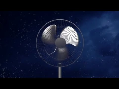 Uyku ve rahatlama için fan ve fırtına sesleri | Beyaz gürültü fanı sesleri