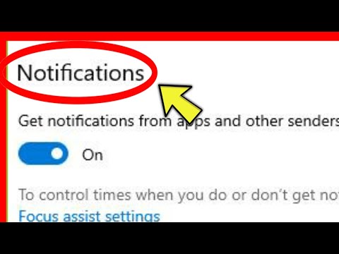 Windows 10 || Notification Setting || Notification & Actions | Laptop & computer or Pc
