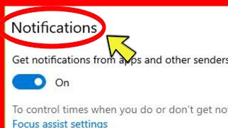 Windows 10 || Notification Setting || Notification & Actions | Laptop & computer or Pc