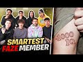 Who's the Smartest FaZe Member? (LOSER GETS TATTOO)
