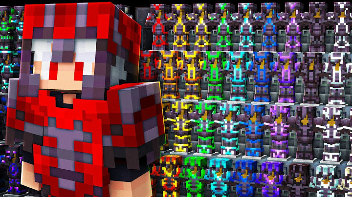 COLETEI TODAS as ARMADURAS do MINECRAFT