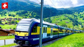Most Beautiful Train Ride in Switzerland🇨🇭Grindelwald _ Lauterbrunnen