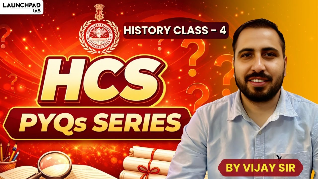 PYQs for HCS Exam | Modern History 4 | Vijay Sir | 8999396000 | Best HCS Coaching