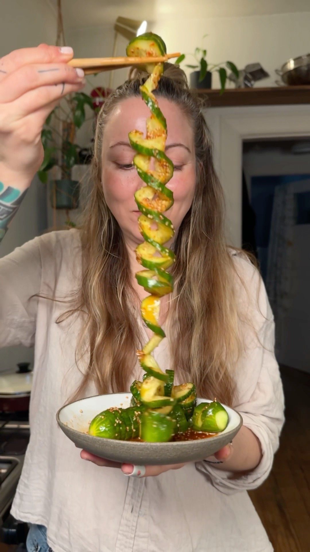 Asiatischer Gurkensalat 🥒 - YouTube