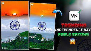 15 August Video Editing Tutorial  || Trending Independence Day Reels Video Editing in Vn App ||