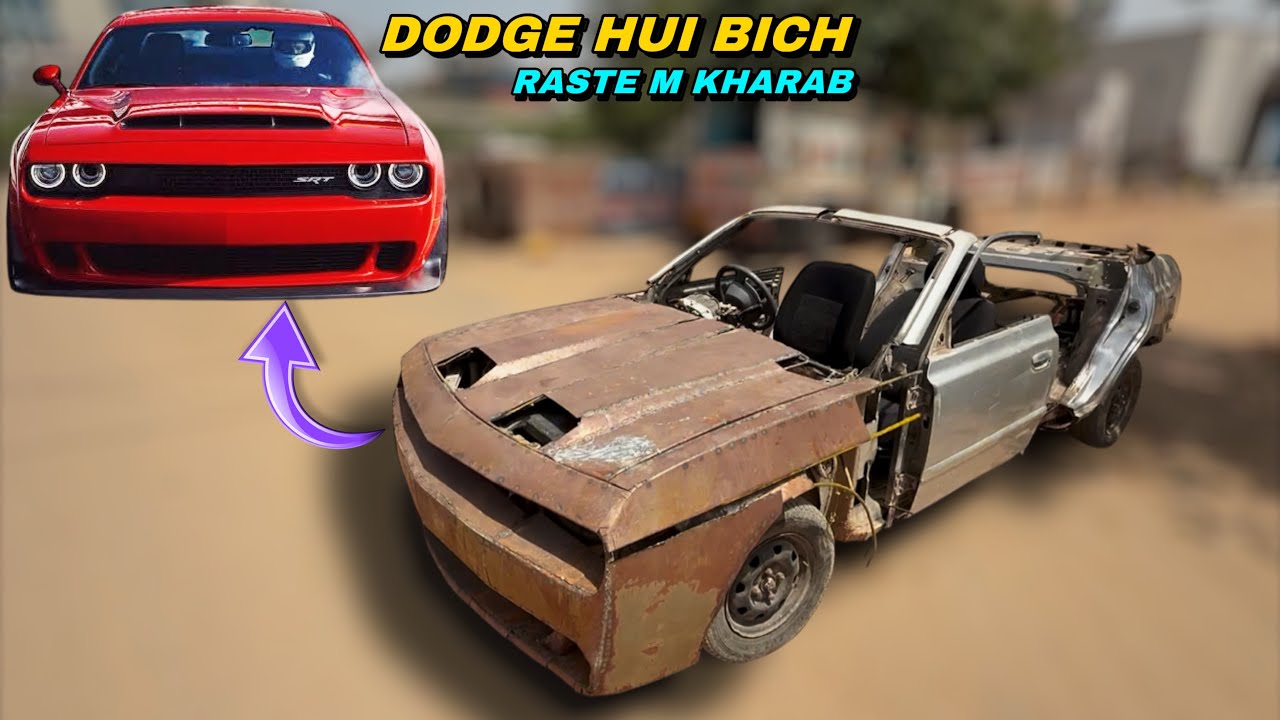 Kharab Raste Dodge hui bich raste m kharab || #dodge #dodge challenger #bmw # ...