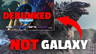 Why Monsterverse Godzilla is NOT Galaxy level | Debunking @Godzilla-BlueAmped