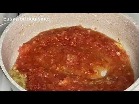 فيديو: تغميسة الطماطم الكريمية مع الروبيان
