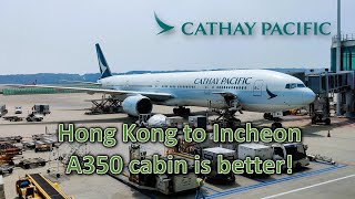 Cathay Pacific Economy Class 777 CX410 HKG to ICN