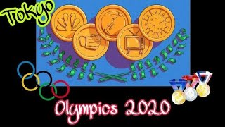 TOKYO OLYMPICS 2021 IN CORONATIME POSTER DRAWING/OLYMPICS SPORTS LIVE/AGAINST CORONA POSTER DRAWING