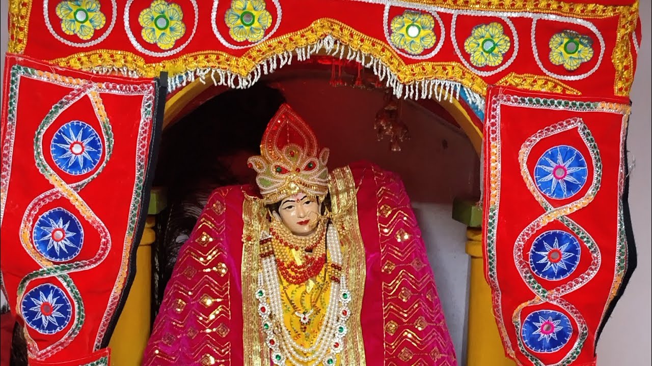 माँ जगदम्बा मन्दिर में संध्या आरती🪔🙏 🚩❤