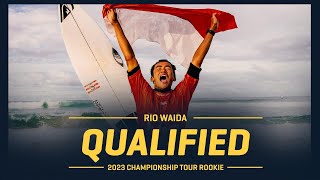 Rio Waida QUALIFIES for the 2023 Championship Tour!