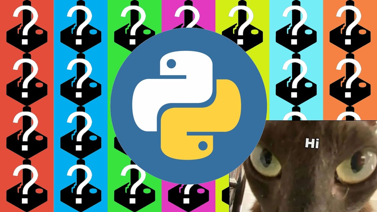 Making "art" with python - YouTube