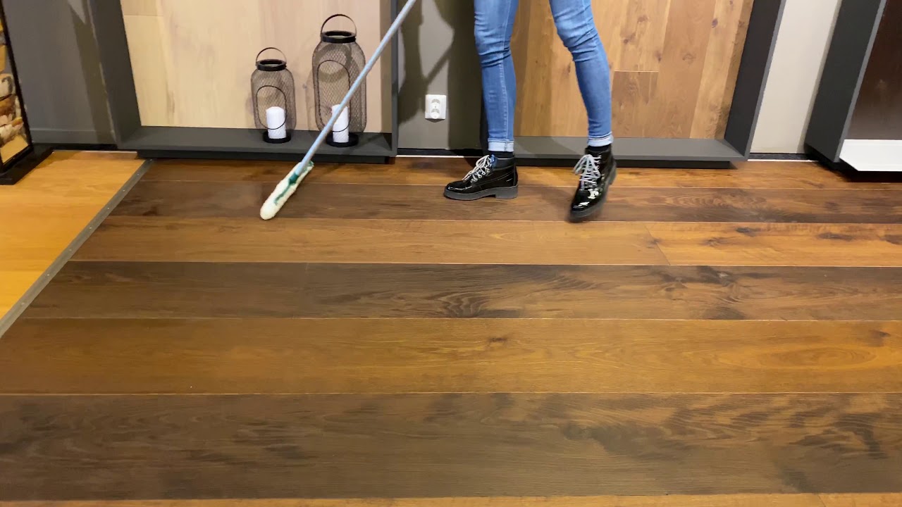 Olje gulv med Clean & green - YouTube