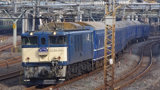 寝台特急あけぼの2014夏 臨時初日 日暮里S字カーブ付近 2014年8月1日