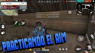 PRACTICANDO  EL AIM CONTRA ESCUADRAS  ¦FREE FIRE¦