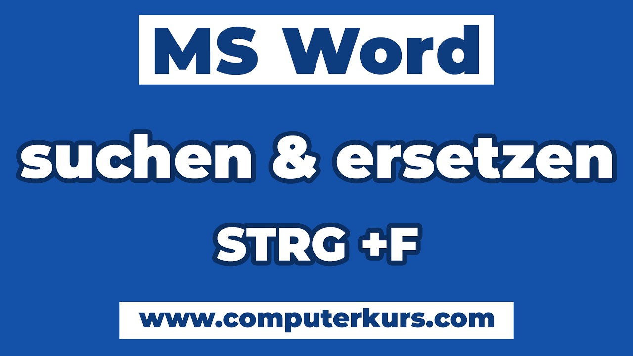 🔍 Word: Suchen & Ersetzen – Texte mit STRG + F blitzschnell finden & ändern!