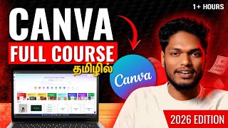 Canva Full Course For Beginners in Tamil 2026 | Canva Beginner Tutorial  Free | #canvatutorial screenshot 4